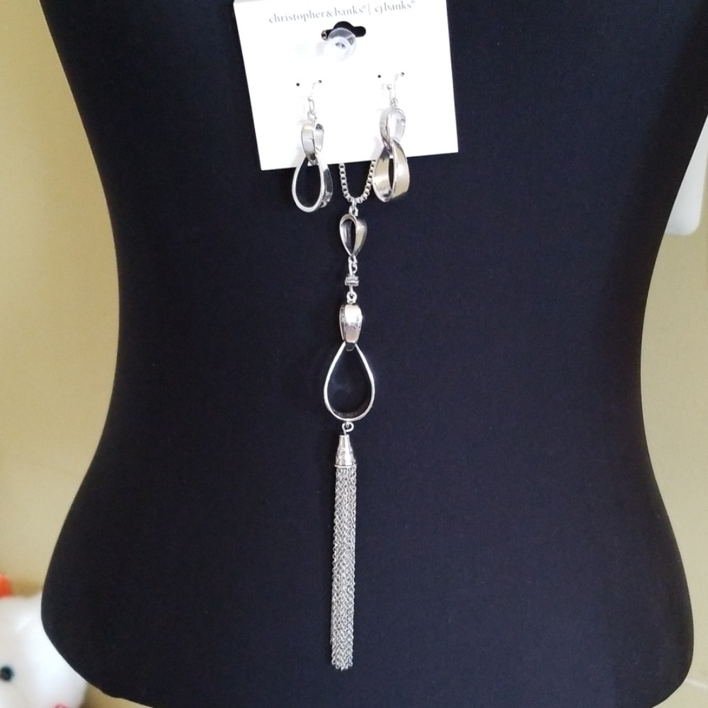 Necklace and earrings